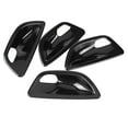 thumbnail image 2 of Nikou Cubierta for el tazón de la puerta - 4 piezas de fibra de carbono, estilo ABS, manija de la puerta interior Cubierta del tazón for B-MW 5 Series F10 2011-2016, 2 of 5