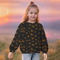 thumbnail image 4 of Mikilon Halloween Girls Tops Size 1-12 Kids Round Neck Long Sleeve Shirts Solid Color Graphic Casual Tops Fall and Winter Printed Cute Tops, 4 of 8