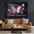 thumbnail image 5 of Inspiring New Beginnings Wall Art Posters Beautiful Butterfly and Floral Decor Take a Deep Breath Motivational Prints for Bedroom Living Room Office Decor-, 5 of 8