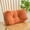 Orange, variant on Avdolw Multifunctional Solid Color Waist Cushion - Thickened Pillow for Bed, Chair, Sofa & Office - P.P Cotton Filling, Machine Washable, Various Colors