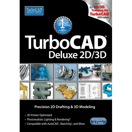 turbocad deluxe 2d 3d