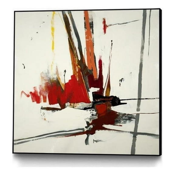 Giant Art Canvas  20x20 Sasuka Framed in Red