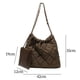 thumbnail image 4 of Bolso de hombro para mujer, bolso de mano ligero de piel sintética, moderno, con bolso pequeño. Café, 4 of 9