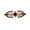 Black / Rose Gold Plated, variant on Faship Gorgeous Black Rhinestone Crystal Small Floral Hair Barrette Clip