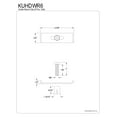 thumbnail image 2 of Kingston Brass KUHDWR6 Undermount Clip 6 Clips Pack, 2 of 2