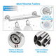 thumbnail image 2 of Juego De Accesorios De Baño Juegos De Toalleros 7pzs Plata Malubero Malu1871, 2 of 3