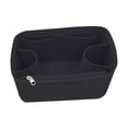 thumbnail image 1 of Inserto organizador de bolsos Strade Fareast Limited Organizador de bolsas de Fieltro Negro 34x13x22cm, 1 of 8