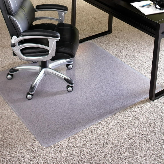 ES Robbins Chair Mat for Carpet - Extra High Pile, 60" x 72" Rectangle, Clear