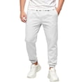 thumbnail image 2 of HAOTAGS Fleece-Lined Sweatpants for Boys & Girls Elastic Waist with Functional Side Pockets, Warm & Stretchy Joggers White Size 9, 2 of 7