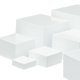 thumbnail image 4 of 7 Pieces Acrylic Cube Display Box Riser Nesting Riser Table Stand Display Stand 5 Sided Buffet Riser Food Riser for Jewelry, 4 of 5