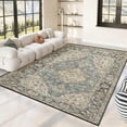 thumbnail image 6 of 5x7 Washable Area Rug Non-Slip Low Profile Vintage Distressed Oriental Rug for Living Room, Bedroom, Dining Room, Office, 6 of 13
