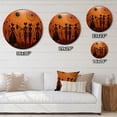 thumbnail image 4 of Designart "African Tribal flow XV" African Tribes Oversized Wall Clock, 4 of 5