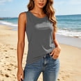 thumbnail image 6 of SHTXOZHI Deep V Back Tank Tops for Women Sleeveless Wide Straps Workout Tanks Beach Going-Out Casual Tank Tops Blouses, 6 of 6