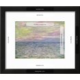 thumbnail image 3 of On the High Seas, Sunset at Pourville Coucher De Soleil a Pourville, Pleine Mer, 1882, Scenic Framed Art Print Wall Art by Claude Monet Sold by Art.Com, 3 of 6
