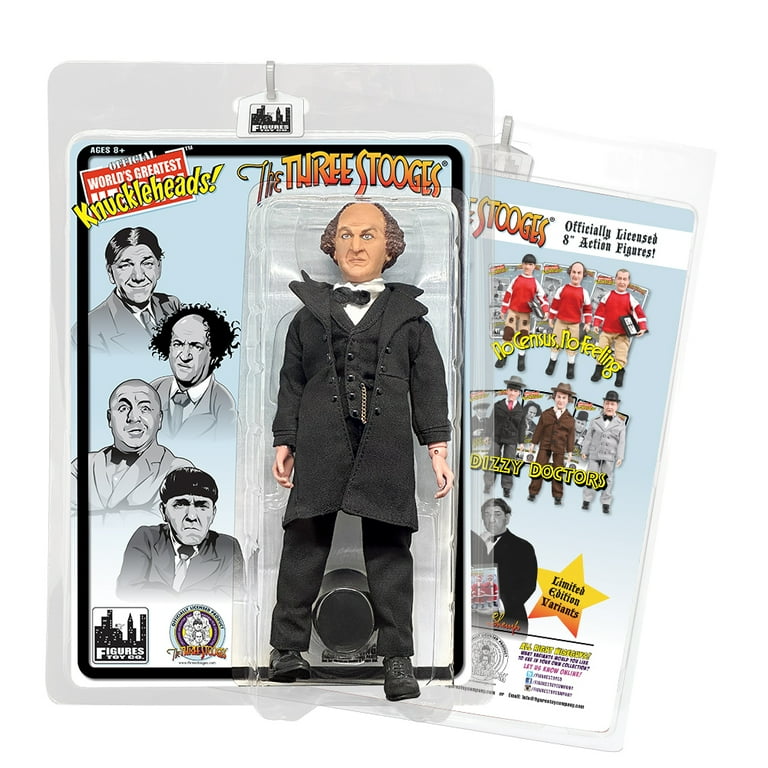 The Three Stooges 8 Inch Action Figures Suit & Top Hat