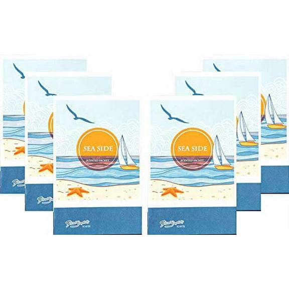 FloralSimplicity Sachets (Spring and Summer) (6, Sea Side)