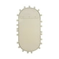 thumbnail image 5 of TOV Furniture Bubbles Ivory Oval Wall Mirror, 5 of 7