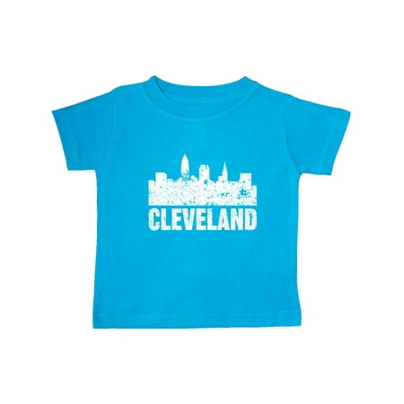 

Inktastic Cleveland Skyline Grunge Gift Baby Boy or Baby Girl T-Shirt
