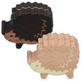 thumbnail image 5 of KAKOWELY 2Pcs Mini Place Card Holders Table Number Holder Hedgehog Small Wooden Photo Holders Picture Stands for Table Menu Standing Clip Holder for Wedding Birthday Restaurant Assorted Color, 5 of 5