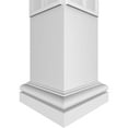 thumbnail image 5 of Ekena Millwork 10"W x 9'H Craftsman Classic Square Non-Tapered Koroluck Fretwork Column w/ Tuscan Capital & Tuscan Base, 5 of 8