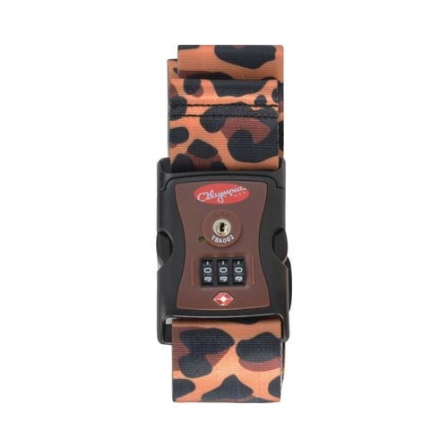 Olympia USA Luggage Strap with TSA Lock Printed Nylon