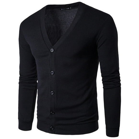 2021 Men's Organic V-neck Cardigan Spring New Products Men's Casual