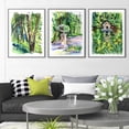 thumbnail image 2 of Pintura Paisaje Portátil Moderna Sin Agrhramed Impresión Impermeable Cartel Decoración del hogar para el baño Sala de estar 3pcs Sweethay HA011006-00, 2 of 7