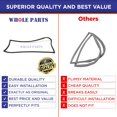 thumbnail image 6 of Whole Parts Refrigerator Door Seal Gasket (Black Color) Part# W10249912 - Replacement & Compatible with Some Kitchen Aid, Maytag, Kenmore and Whirlpool Refrigerators, 6 of 6