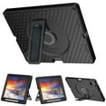 thumbnail image 6 of Dteck iPad Pro 12.9 inch Case 2022/2021/2020/2018, Shockproof Protective Case with 360 Rotating Hand Strap Stand Shoulder Strap Sturdy Rugged Case for iPad Pro 6th/5th/4th/3rd Gen 12.9", Black, 6 of 8