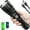 Black, variant on Rechargeable 100000LM LED Flashlight, Zoomable, LCD Display, 5 Modes, Waterproof Tactical Light for Emergencies & Camping