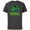 Charcoal, variant on Marvel Logo Hulk Four-Leaf Clovers Green St Patrick’s Day - Short Sleeve Cotton T-Shirt for Adults - Customized-Athletic Heather