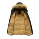 thumbnail image 5 of Abrigo acolchado de algodón cálido a prueba de viento acolchado de talla grande de invierno para hombre Pompotops oipoqjl20105, 5 of 9