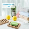 thumbnail image 6 of AmazerBath Soap Holder Soap Dish, Bamboo Soap Dish, 2 Pack Wood Soap Holder, Bar Soap Holder for Shower, Soap Tray Self Draining, Soap Saver for Shower, Bathroom, Kitchen, Home(Natural Color), 6 of 7