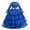 A-Blue219, variant on Flower Girl Dress Lace Long Sleeve Dresses Ruffle Mesh Layered Maxi Ball Gown For Wedding Party Holiday Birthday 4-14Y