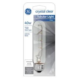 

5PC GE Lighting GE Lighting 45514 40 Watt 5-5/8 Inch Tubular Light Bulb Crystal Clear (Case of 5)