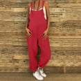 thumbnail image 2 of Women's Casual Loose Fit Overalls Jumpsuit Romper Dungarees Playsuit Comfortable Stylish Trendy Fashion Outfit, 2 of 2