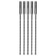 thumbnail image 1 of Brocas de impacto de 5 uds con punta de carburo, broca de martillo rotativo, brocas en espiral de 2 flautas para hormigón de ladrillo, 210mm, 6mm/0,24 pulgadas, 1 of 9
