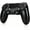 Black, variant on P4 Wireless Controller Gamepad for P4 Slim Pro PC with 6-Axis Gyro Dual Vibration (Black)