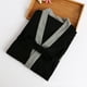 thumbnail image 3 of Camisón de hombre Hotel Albornoz de algodón Sudor Sauna Toalla de baño Hombres Ropa de dormir Batas masculinas Bata de baño (Tamaño S), 3 of 5
