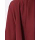 thumbnail image 5 of BLAZER CROP DE CHIFFON CON MANGAS RUCHADAS DE 3/4 Y SOLAPA ABIERTA PARA MUJERES INSPIRADAS EN CHIC COLOR ROJO VINO TAMAÑO XS, 5 of 6