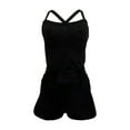 thumbnail image 5 of REALiKUN Women Tennis Dress with Shorts Built-in Skortsie Underneath High Waist Sleeveless Workout Gym Yoga Romper Dress, 5 of 5