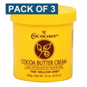 Cococare Cocoa Butter Cream, 15 oz (Pack of 3)