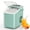 Green, variant on edx Ice Maker, Self-Cleaning Countertop Ice Maker, with Handle & Ice Scoop, 9 Bullet Cubes in 6~8 Mins, 26lbs Daily, Green