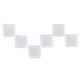 thumbnail image 4 of TICFOX 200 Uds. Tapas De Llave De Interruptor Táctil Tapas De Botón De Interruptor Táctil Cubiertas De Interruptor De Llave Cuadrada De Plástico ABS Color Transparente, 4 of 8