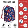thumbnail image 4 of Dinosaur Lover Backpack – Roaring Flying Dino Design Bookbag with Abstract Watercolor Style for School or Travel, 4 of 4