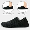 thumbnail image 2 of Barerun Women Men Slippers with Around Rubber Sole Slipper Soft Lightweight House Slipper Socks, 2 of 7