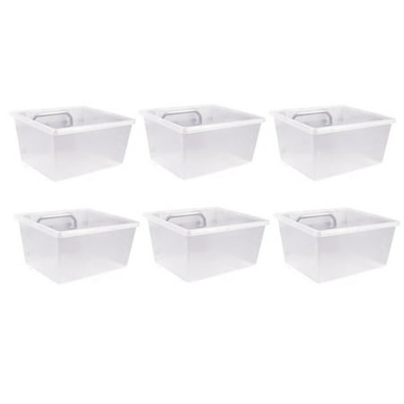 

6 Pack Clear Bins Bins Hooks DIY Accessories Workbench Small Bins Fit 1/4 -1/8 Peg Board