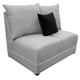 thumbnail image 1 of Love Seat El Bazar Store Orlando Gris plata Tela Lino nacional, Sillon 2 plazas, Modular, 1 of 5