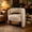 Beige, variant on Peispie Modern Sculptural Accent Chair, Upholstered Hollow Back Barrel Armchair with Thick Block Legs, Comfy Curved Lounge Side Chair for Living Room Bedroom Office 250lbs, Green