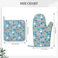 thumbnail image 3 of Honeii Cute Dog patten Oven Mitts and Pot Holders Sets, Baker Oven Mitts, Mittens for Kitchen Decor, Baking Lover over Gloves Gifts, 3 of 7